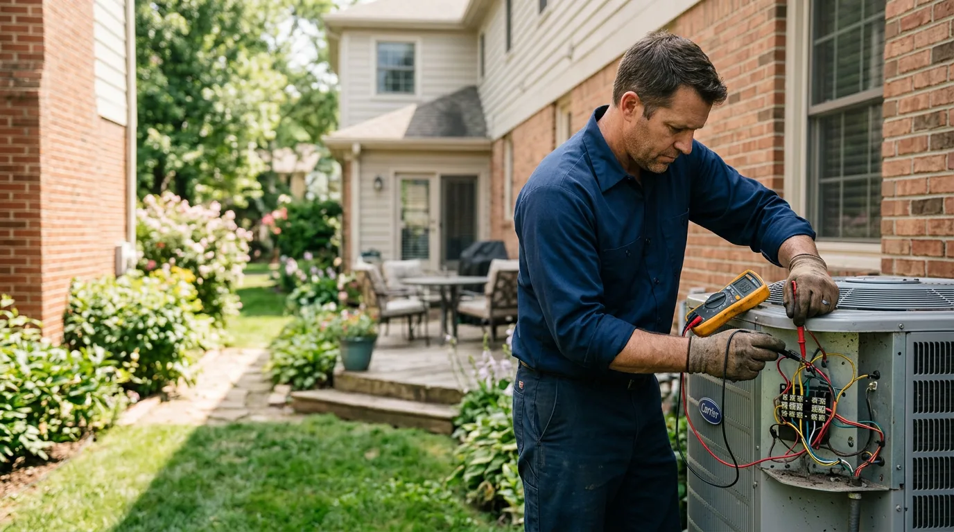 HVAC technician working near Buffalo, TX